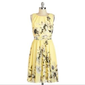 Eliza J Floral Printed Chiffon Dress from ModCloth